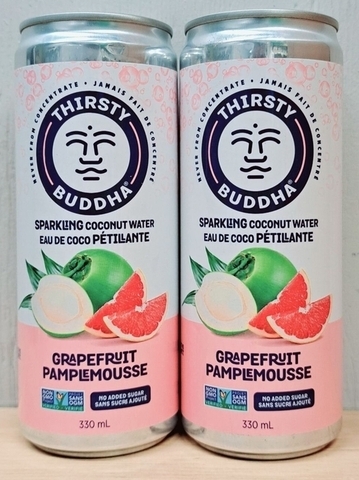 Sparkling Coconut Water - Grapefruit (Thirsty Buddha)
